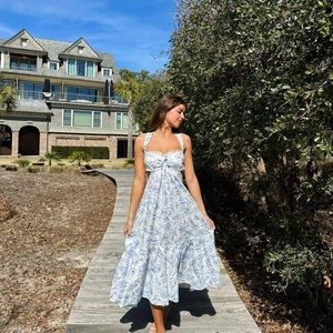 NWT FOR LOVE & LEMONS Maisie Midi Dress